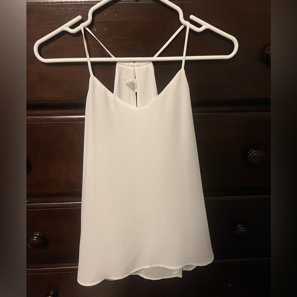 Express xs tank top color white
